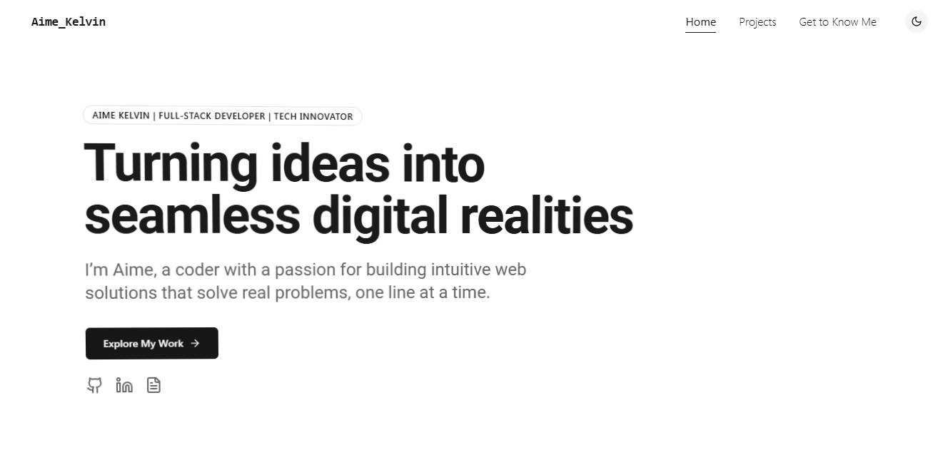 Personal Portfolio